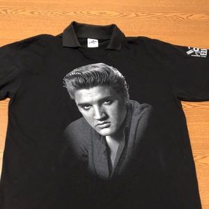 Vintage 90s Elvis Presley Graceland USA Made Cronies Country Rock Tshirt XL
